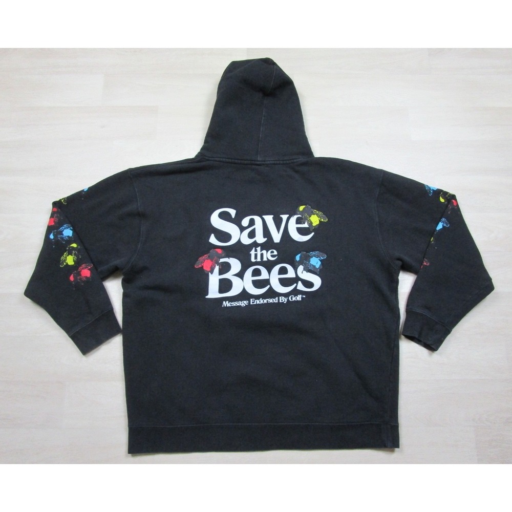 Golf Wang "Save The Bees" Hoodie (XL) Flower Boy Tyler The Creator Sleeve Hit